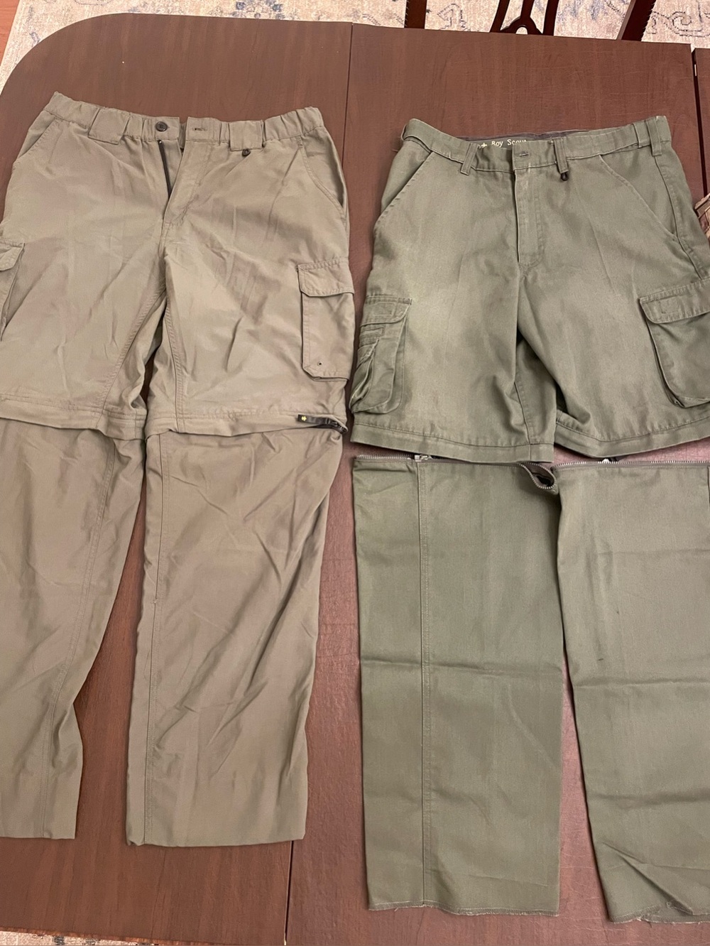 Boy Scouts of America Switchback Uniform  Cargo Pants - Olive Green